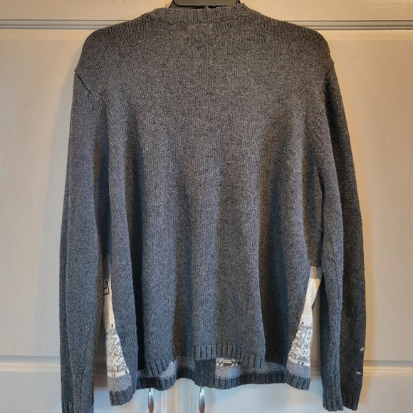 Croft & Barrow Christmas Snowmen Zip Up Cardigan - Picture 8 of 8